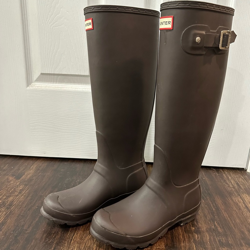 Brown Hunter Boots